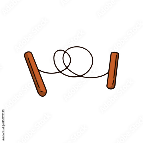 Pottery Tools and Ceramic Craft Illustration