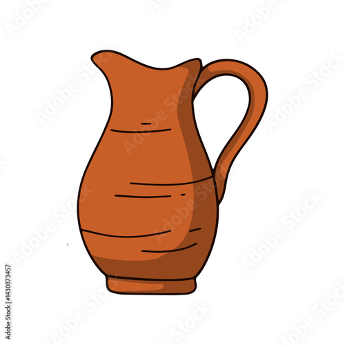 Pottery Tools and Ceramic Craft Illustration