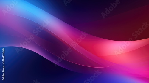 Abstract background with blurred shapes in bright colors. Abstract gradient wallpaper for your design, banner, poster or cover. Vector illustration.