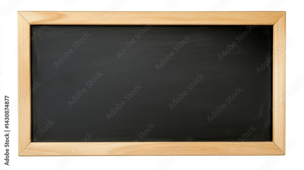 Blank black chalkboard with wooden frame, ideal for school-themed designs, menus, mockups, and educational content. Blank black chalkboard with wooden frame, ideal for school-themed designs, menus, mockups, and educational content.