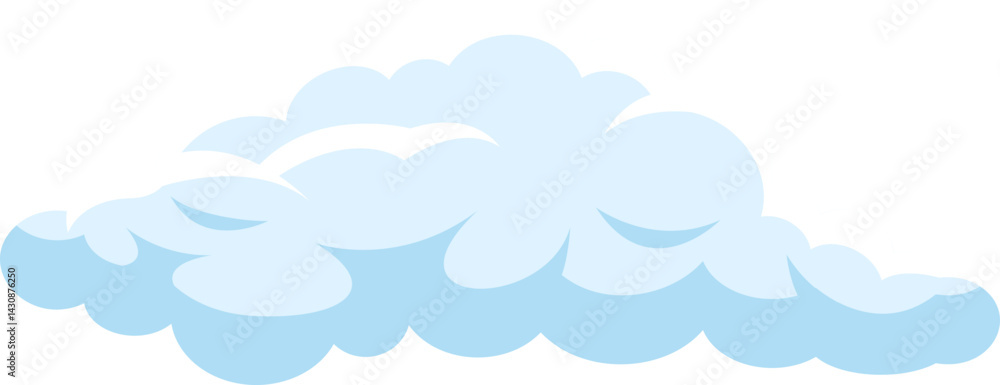 Clouds simple drawing element Clouds simple drawing element