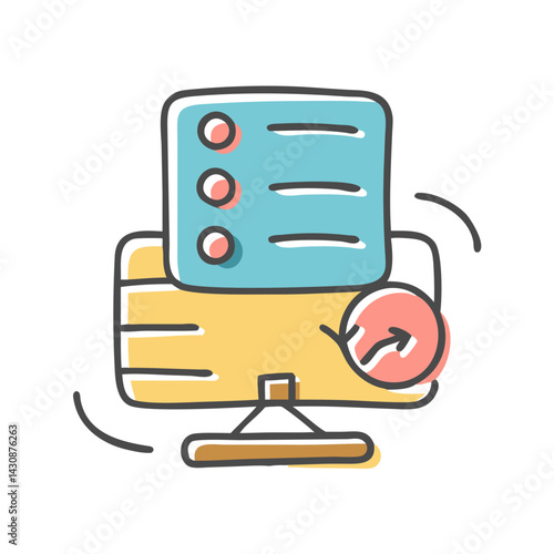 proxy server icon, proxy server vector illustration-simple illustration of proxy server, perfect for proxy server logos and icons