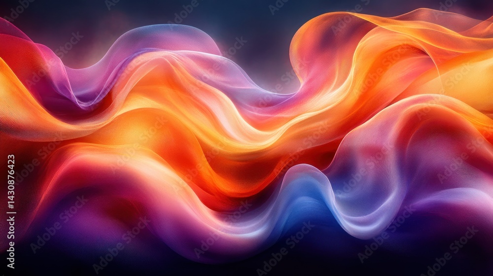 Fototapeta premium Abstract Flowing Colors