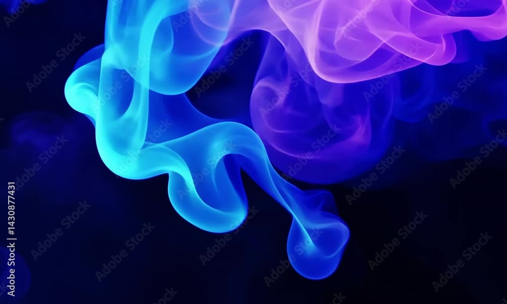 Vibrant Abstract Swirls of Color in Dark Background for Art Design Vibrant Abstract Swirls of Color in Dark Background for Art Design