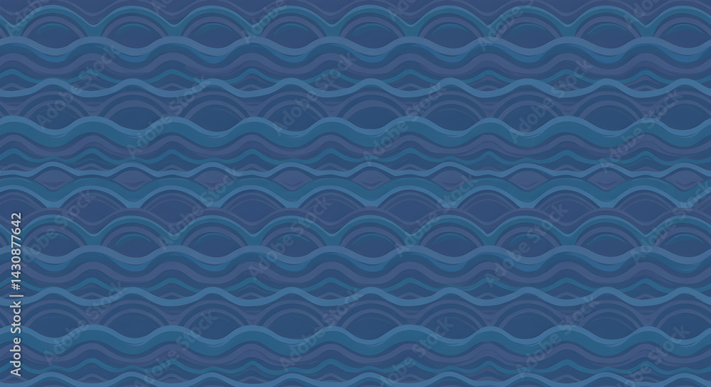 Abstract Navy Waves Seamless Pattern Backdrop Graphic Template Design Abstract Navy Waves Seamless Pattern Backdrop Graphic Template Design