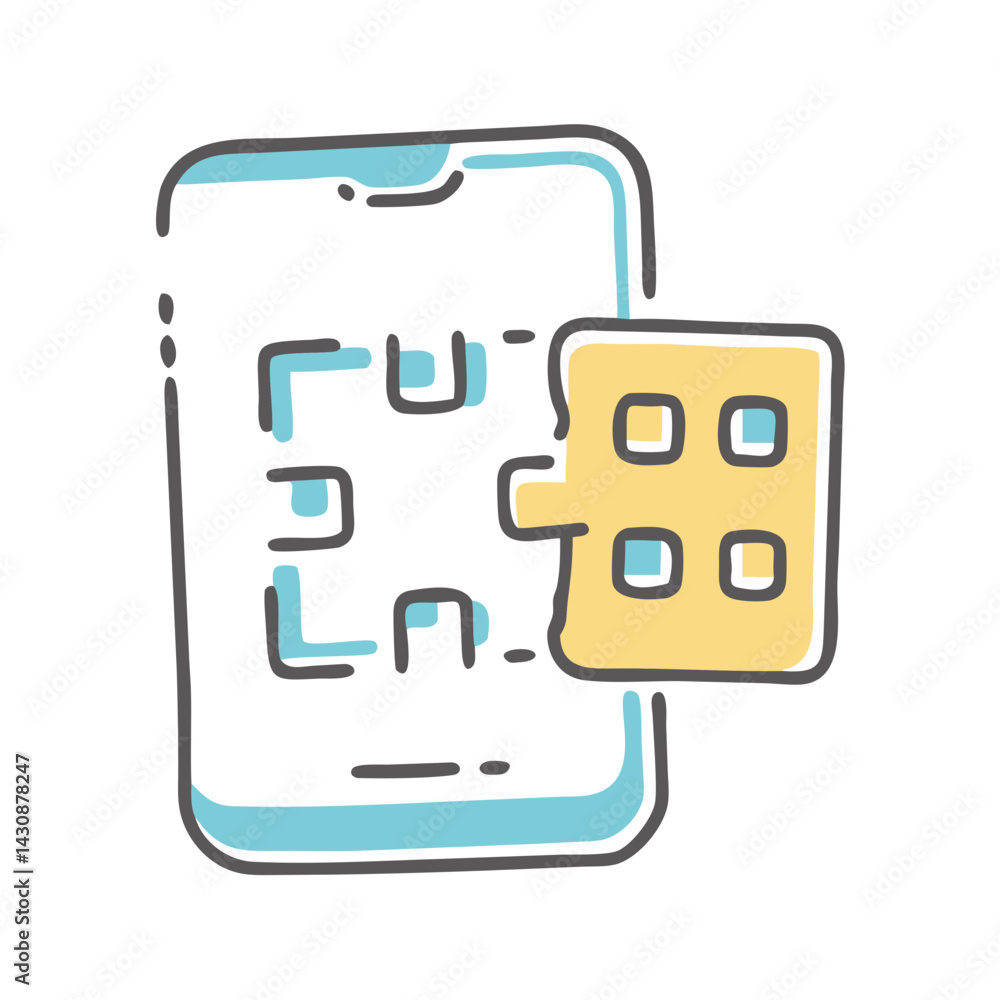 qr code icon, qr code vector illustration-simple illustration of qr code, perfect for qr code logos and icons qr code icon, qr code vector illustration-simple illustration of qr code, perfect for qr code logos and icons