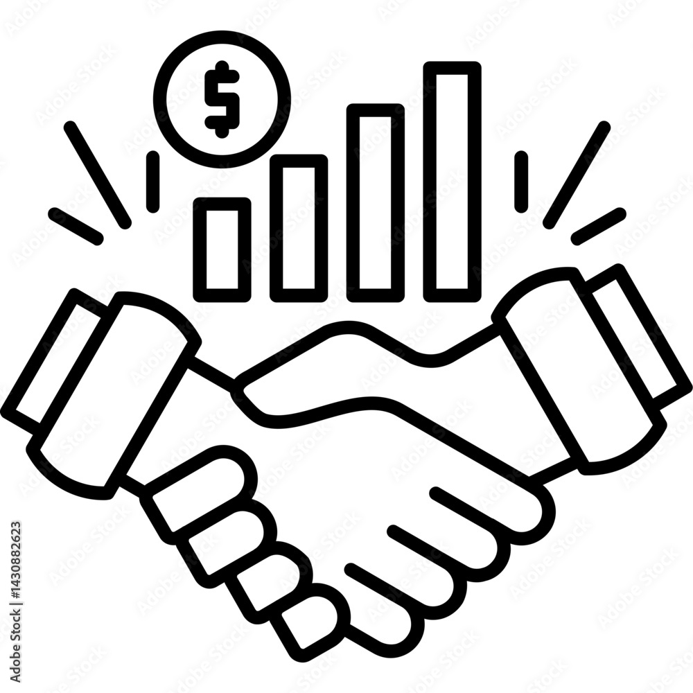 Obraz premium Mergers & Acquisitions Icon