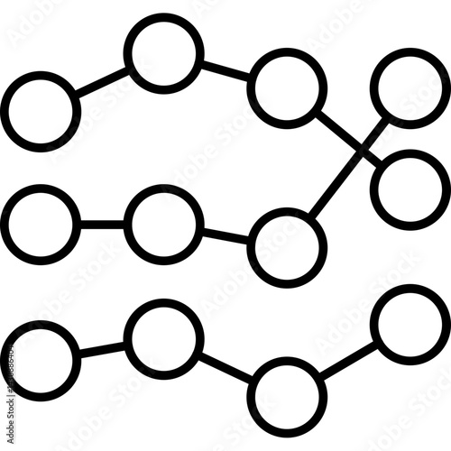 Parallel Coordinates Icon