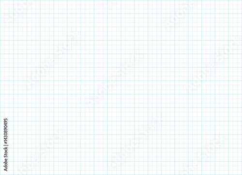 Graph paper square grid lines, Blue Graph paper, graph paper square grid lines texture of blank notebook, Square grid paper, Grid texture on white background Blank notebook sheet,  for school.