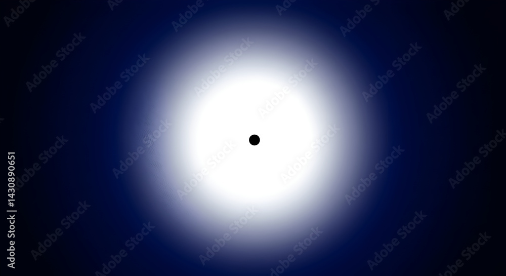Mystical Portal With Deep Blue Surroundings and Luminous Sphere Mystical Portal With Deep Blue Surroundings and Luminous Sphere