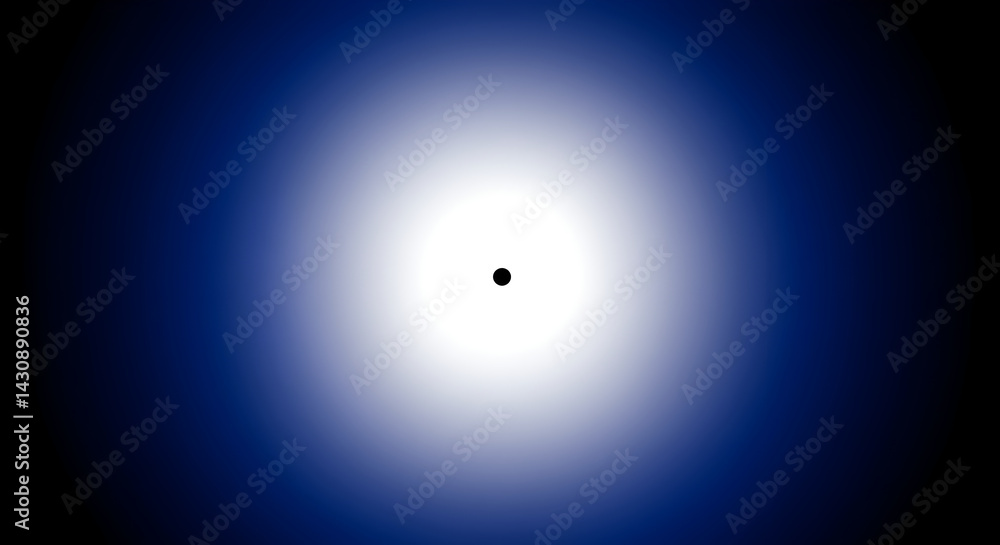 Hypnotic Blue Gradient With A Mysterious Black Orb At The Center Hypnotic Blue Gradient With A Mysterious Black Orb At The Center