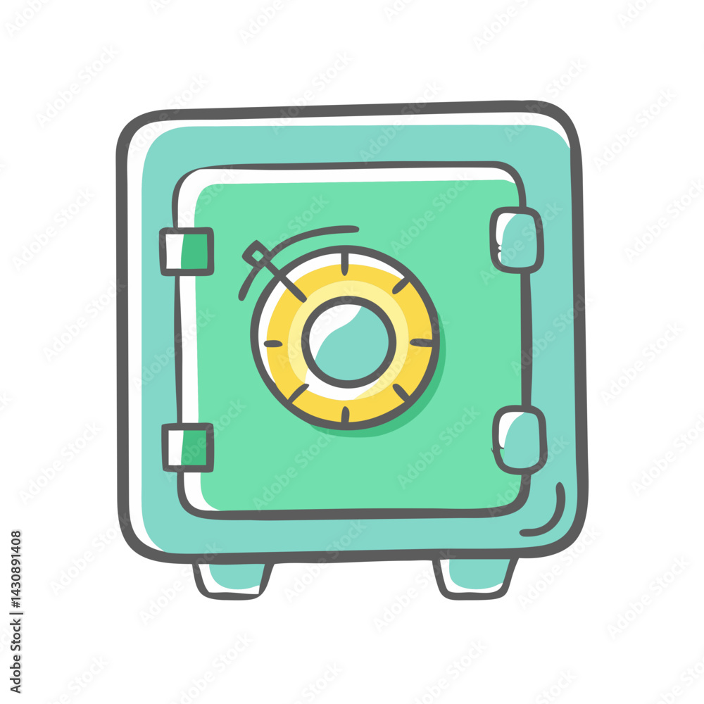 safe box icon, safe box vector illustration-simple illustration of safe box, perfect for safe box logos and icons safe box icon, safe box vector illustration-simple illustration of safe box, perfect for safe box logos and icons