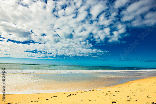 Meeresbrandung an der sunshine Coast in Australien