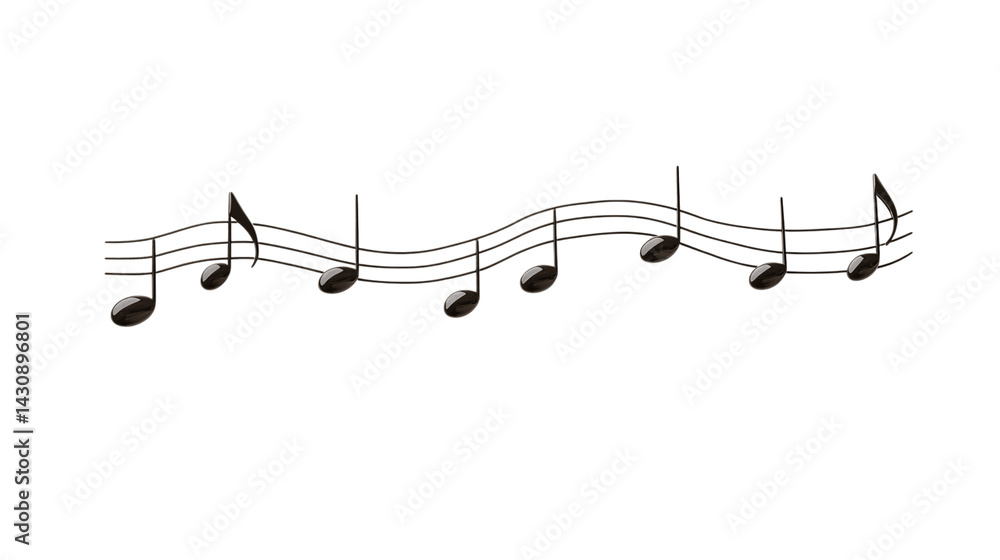 High-resolution image of a single note code, centered on white background with no other objects --ar 16:9 High-resolution image of a single note code, centered on white background with no other objects --ar 16:9
