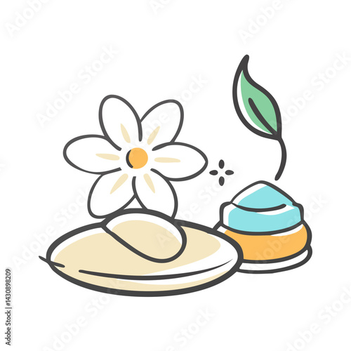 spa icon, spa vector illustration-simple illustration of spa, perfect for spa logos and icons