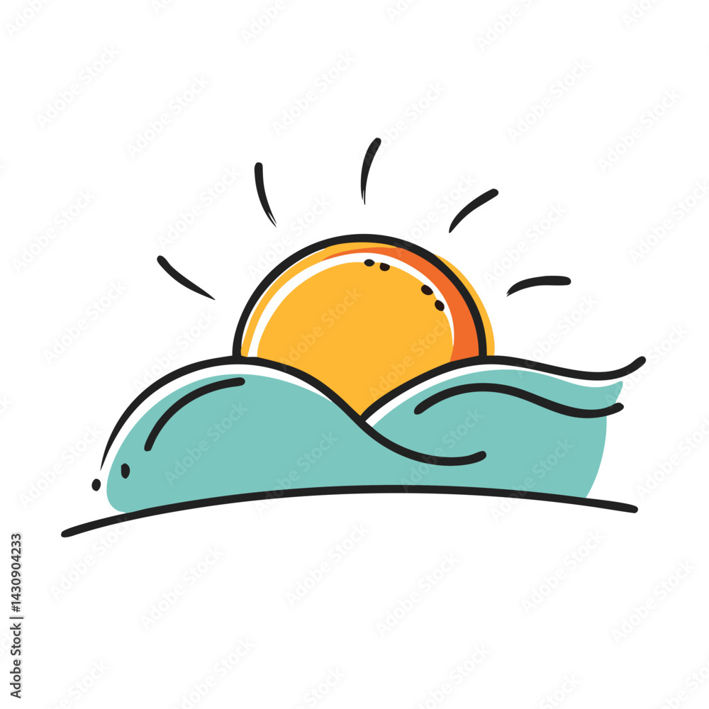 sunrise icon, sunrise vector illustration-simple illustration of sunrise, perfect for sunrise logos and icons sunrise icon, sunrise vector illustration-simple illustration of sunrise, perfect for sunrise logos and icons
