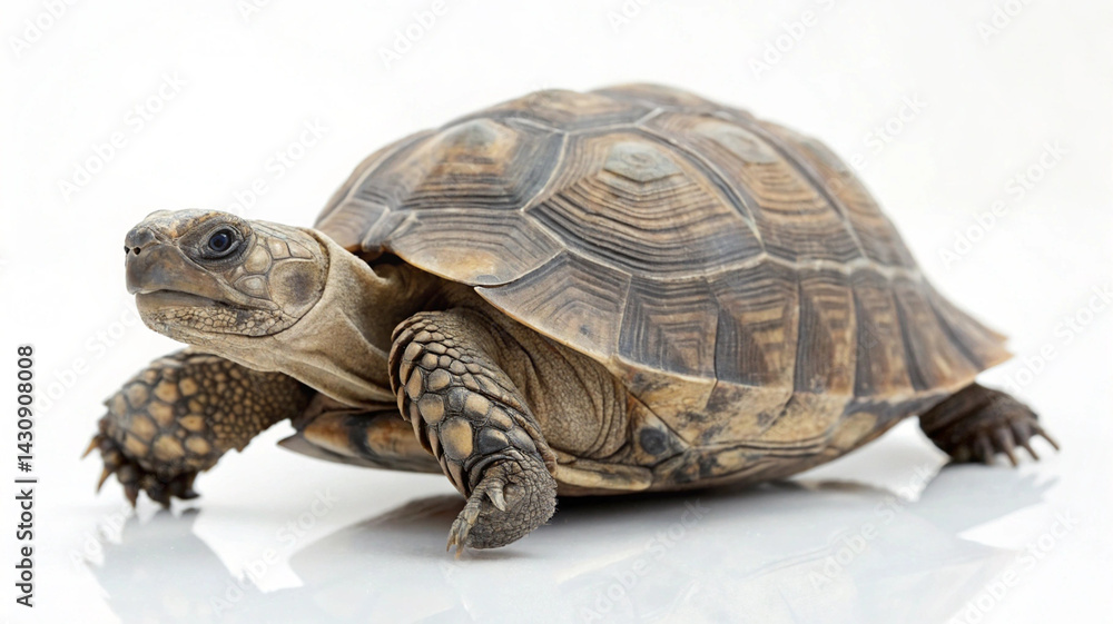 Stunning Turtle Visuals on White Background Stunning Turtle Visuals on White Background