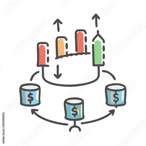 trading floor icon, trading floor vector illustration-simple illustration of trading floor, perfect for trading floor logos and icons