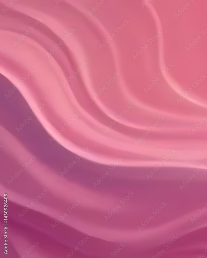 Obraz premium Abstract Pink Wave Background, Gradient Texture