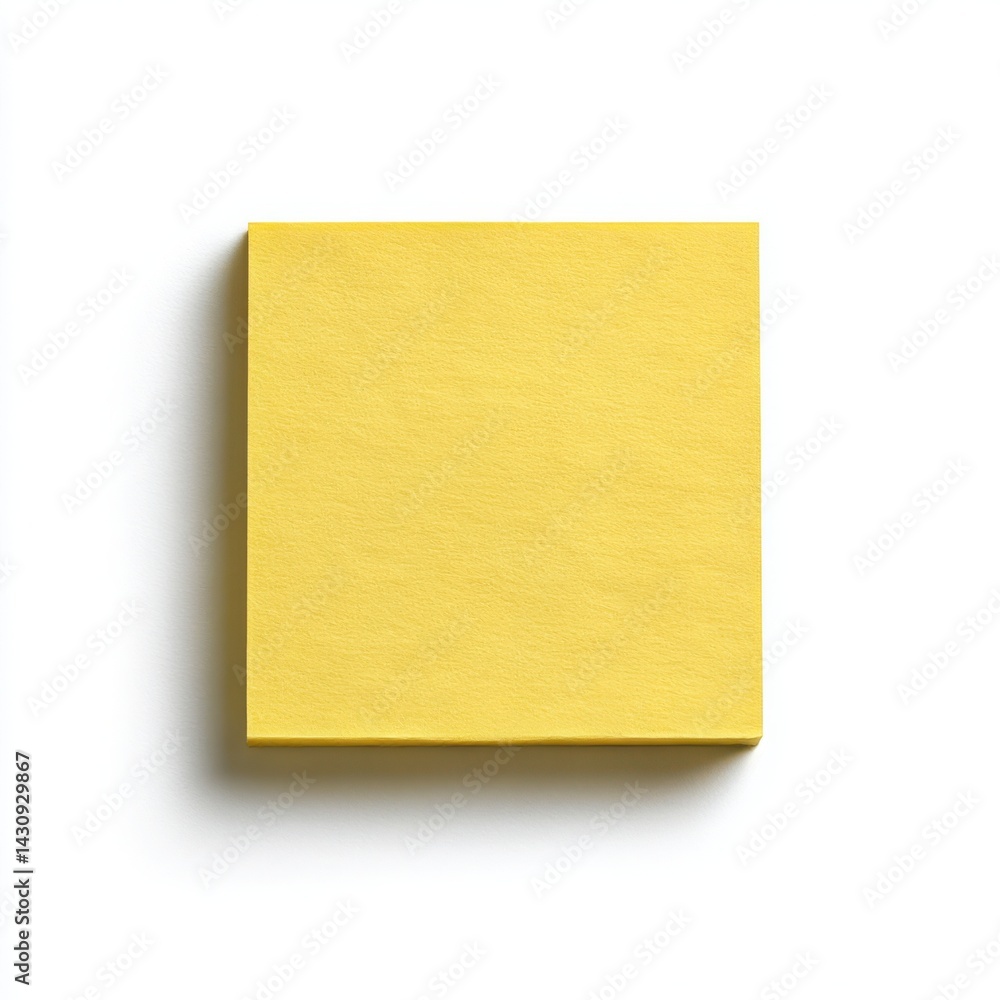 Stack of yellow sticky notes isolated on white background Stack of yellow sticky notes isolated on white background
