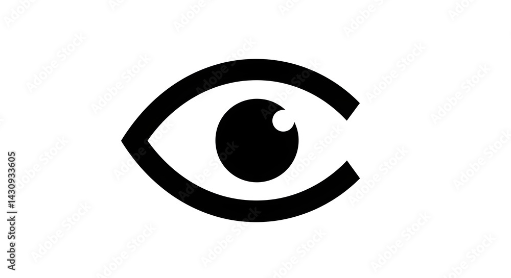 Abstract Eye Symbol Design Minimalist Concept For Ophthalmology Abstract Eye Symbol Design Minimalist Concept For Ophthalmology
