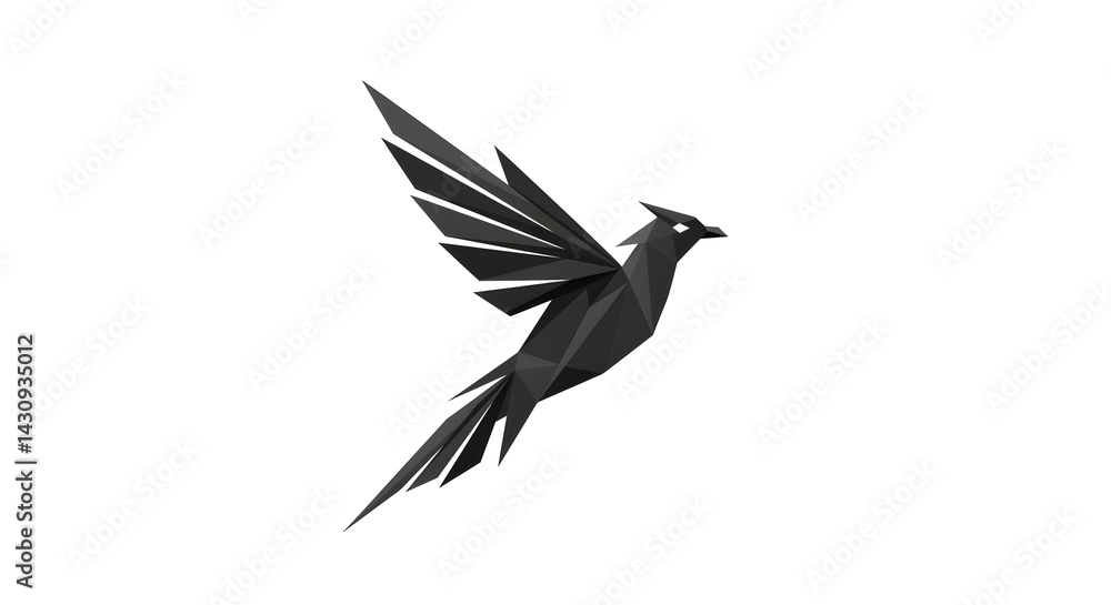 Geometric Bird Vector Art for Modern Design Projects and Graphic Elements Geometric Bird Vector Art for Modern Design Projects and Graphic Elements