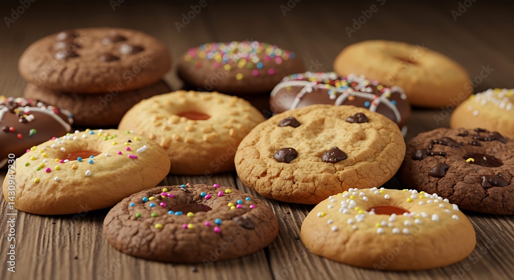 Artisan Cookie Platter Styled for Premium Food Photography Shoot Artisan Cookie Platter Styled for Premium Food Photography Shoot