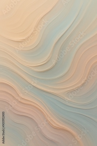 Organic Pastel Acrylic Ripple with Soft Gradient and Elegant Flow