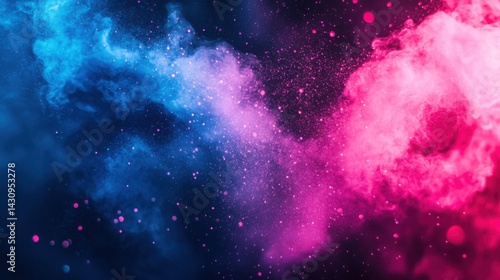 Colorful Smoke Cloud Abstract Background for Artistic Designs