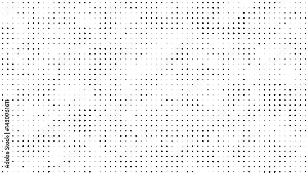 white dots and grid halftone retro vintage texture abstract background loop animation