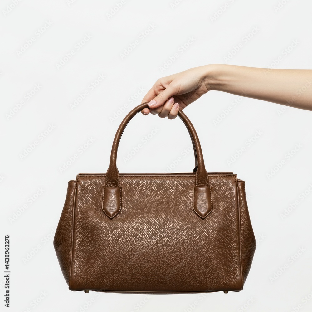female hand holding bag female hand holding bag