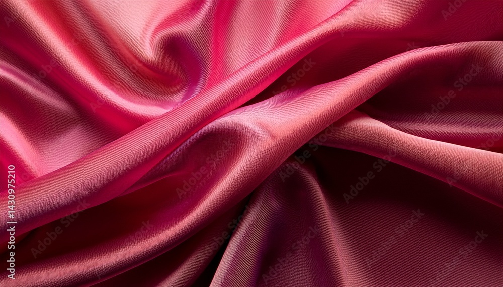 Obraz premium soft focus abstract pink red fabric texture background