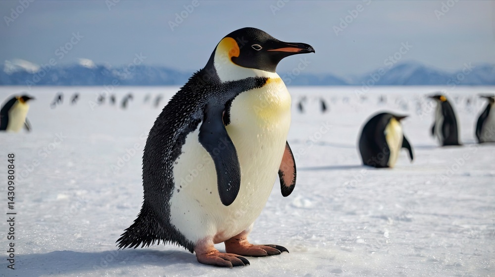 Fototapeta premium World Penguin Day: Learning from the Birds of Ice