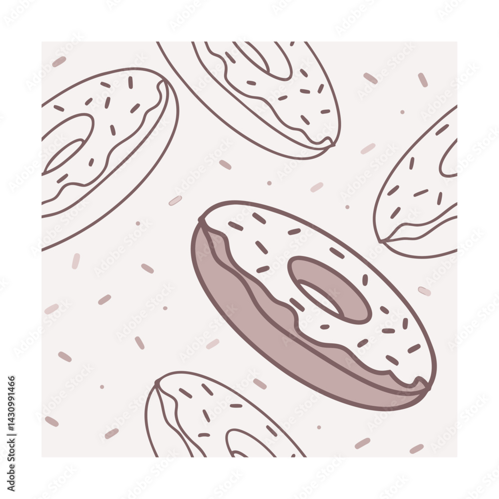 minimal donut illustrations on pastel background Fashion, Textiles, Home Decor, packaging Design, Graphic Web Design, Stationery Prints, Art Craft, Interior Design, Accessories Lifestyle Products minimal donut illustrations on pastel background Fashion, Textiles, Home Decor, packaging Design, Graphic Web Design, Stationery Prints, Art Craft, Interior Design, Accessories Lifestyle Products