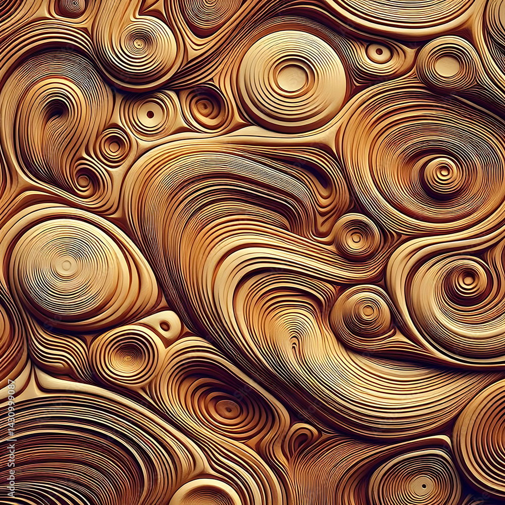 Abstract Swirling Wood Texture Abstract Swirling Wood Texture