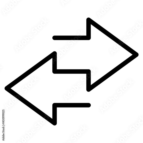 Data traffic icon in vector illustration