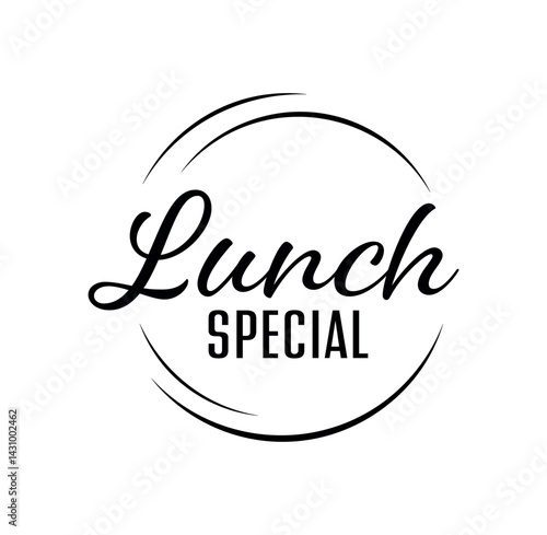 lunch special text	