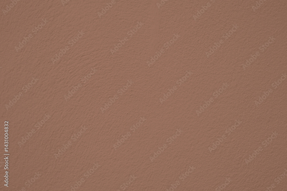 Fototapeta premium Mocha Mousse Colored Rough Wall Texture — 2025 Interior Color Trend, Background for Design with Neutral Painted Surface, Modern Warm-Toned Backdrop