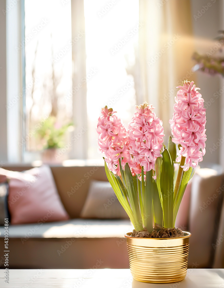 Hyazinthen im Wohnzimmer