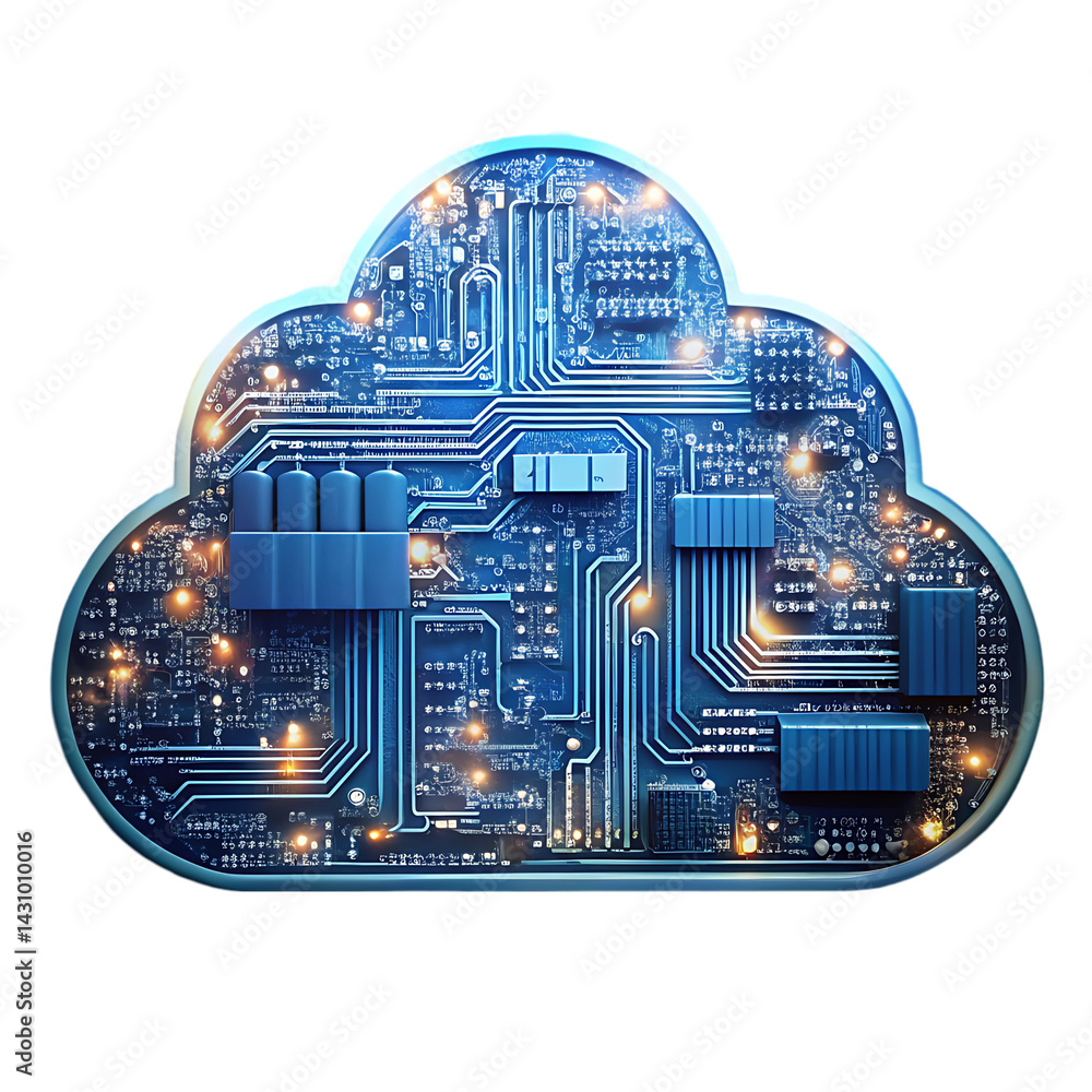 Cloud Computing: Circuit Board Design in Cloud Shape