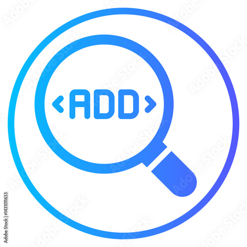 add gradient icon