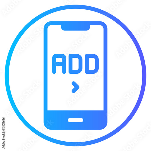 add gradient icon