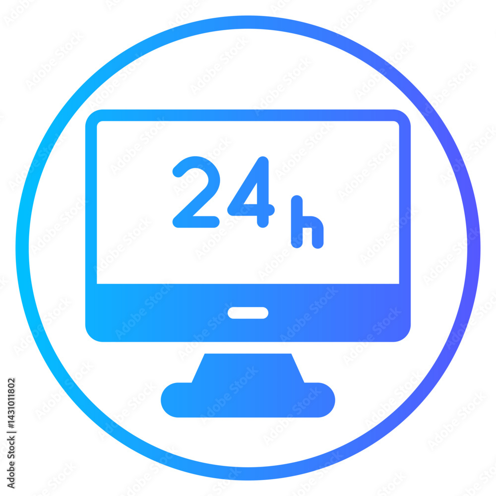 computer gradient icon computer gradient icon