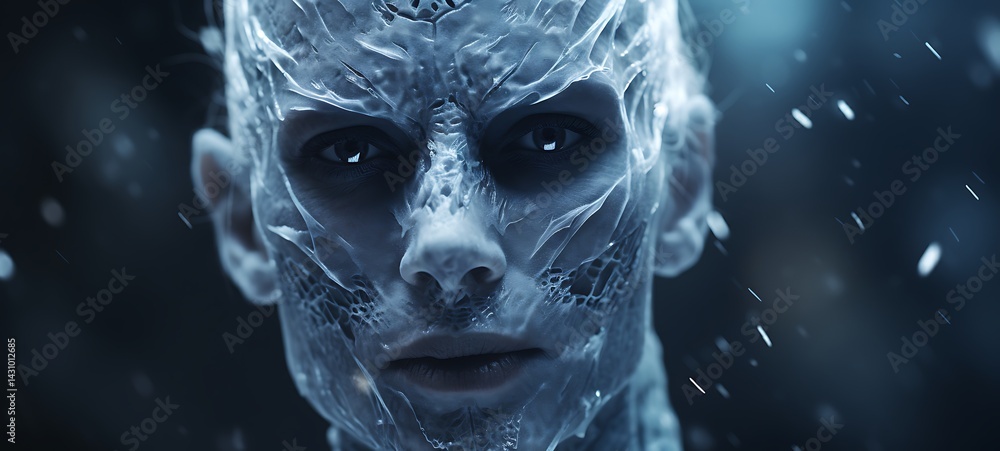 white walker shaped constellation, ai generative white walker shaped constellation, ai generative