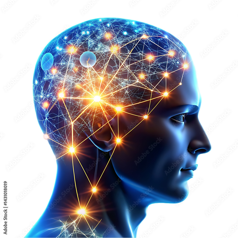 Human Brain with Neural Network Connections: AI and Cognitive Science
