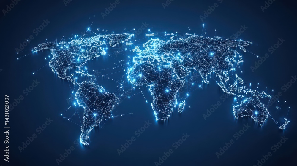 Global Network Map (7) Global Network Map (7)