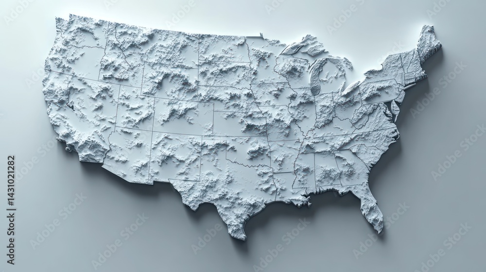 US Topographic Map