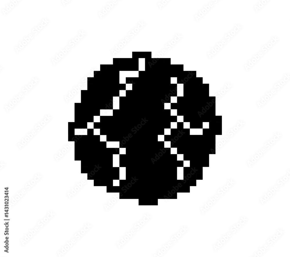 Fototapeta premium Pixel Art Planet Collection