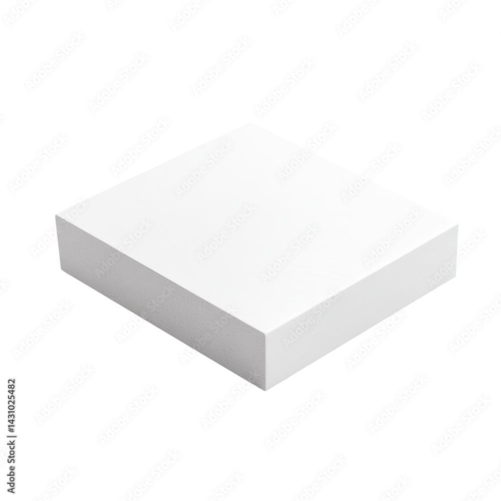 Blank White Square Object Blank White Square Object