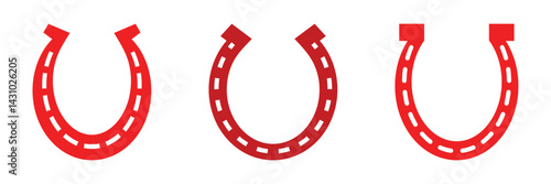 horseshoe isolated on white background